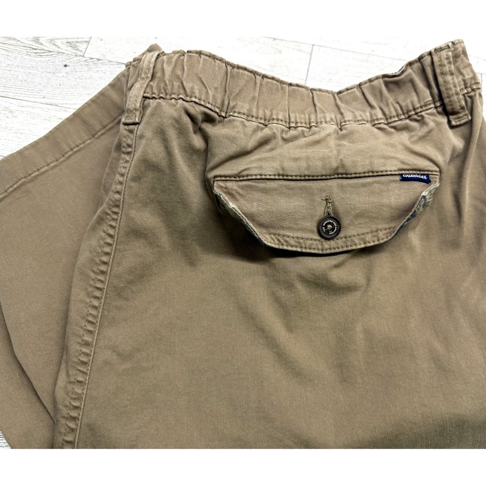 Chubbies Original Fit Elastic Waist Chino Khaki Pants Mens‎ Camello Stretch XXL